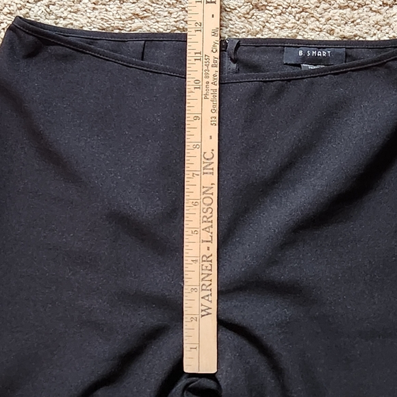 B.Smart Bootcut Dress Pants Size 9/10 Color Black. - Picture 6 of 11
